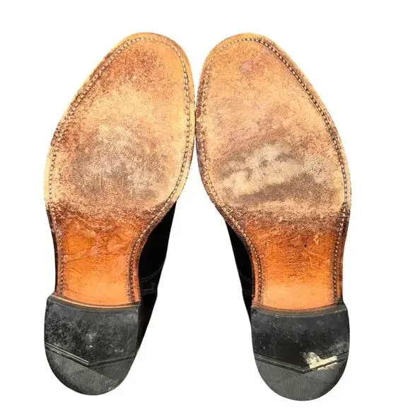 Loake Last Oxfords Men's Size 8.5 Black Leather Professional Collection Cap Toe